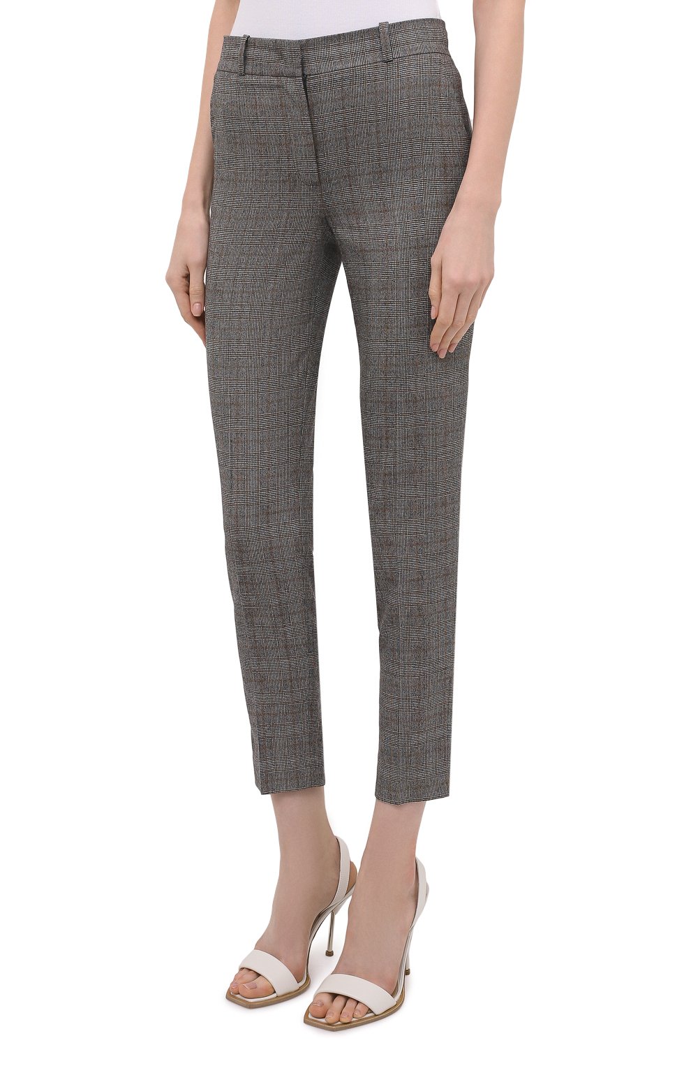 Шерстяные брюки LORO PIANA серого цвета по цене 158000 руб., арт. FAL9291, фото 3 Шерстяные брюки LORO PIANA, арт. FAL9291, фото 3