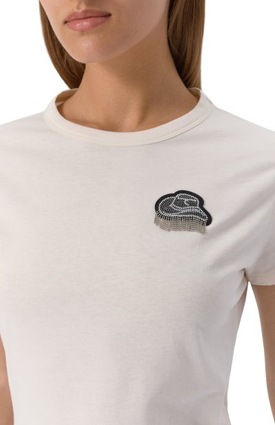 Хлопковая футболка BOSS ORANGE, арт. 50545287, фото 5