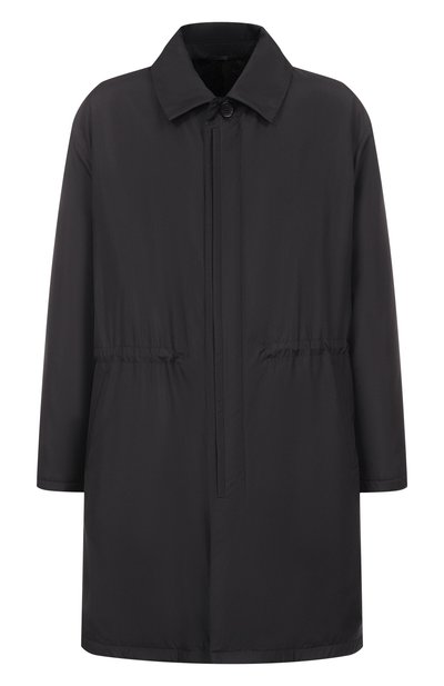 Мужская шелковое пальто с подкладкой из норки MVST, арт. M25.1PM.C002H-V BS/F020+MINK