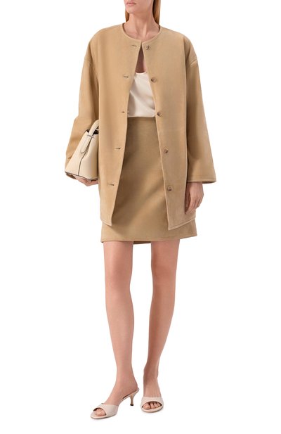 Замшевое пальто LOULOU DE SAISON, арт. WAREN, фото 2