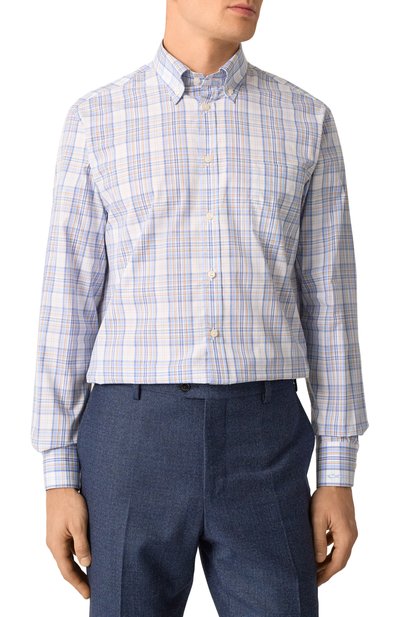 Хлопковая рубашка PAUL&SHARK разноцветного цвета по цене 31200 руб., арт. 25413130/41, фото 3 Хлопковая рубашка PAUL&SHARK, арт. 25413130/41, фото 3