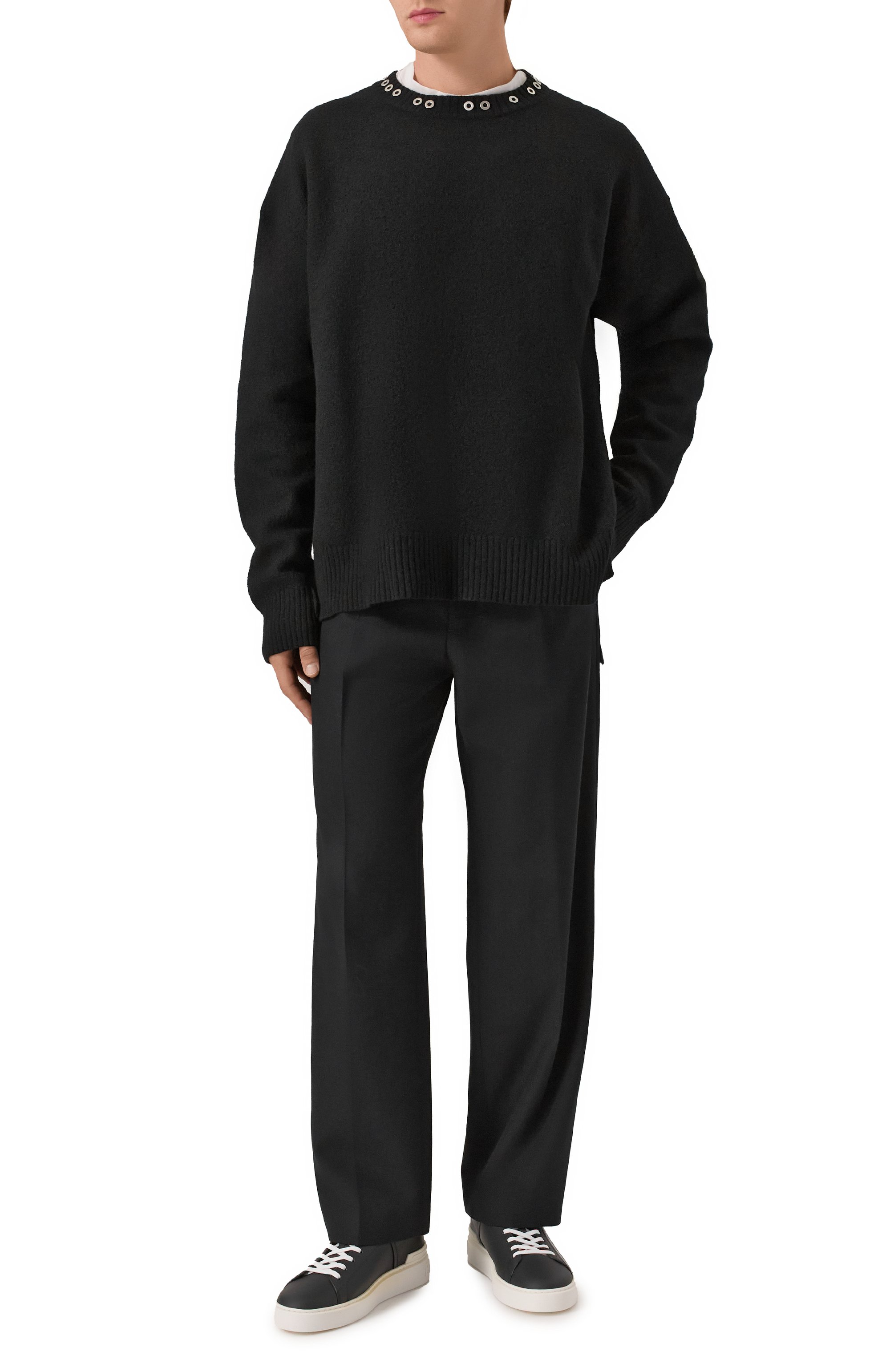 Кожаные кеды b-court BALMAIN, арт. FM1VI288/LBFC, фото 2