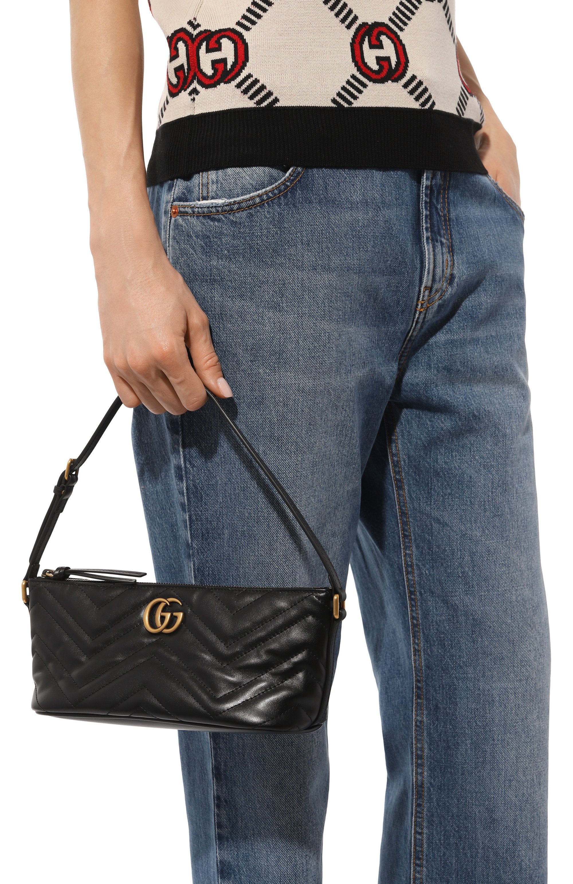 Сумка gg marmont small GUCCI, арт. 739166/AABZB, фото 2