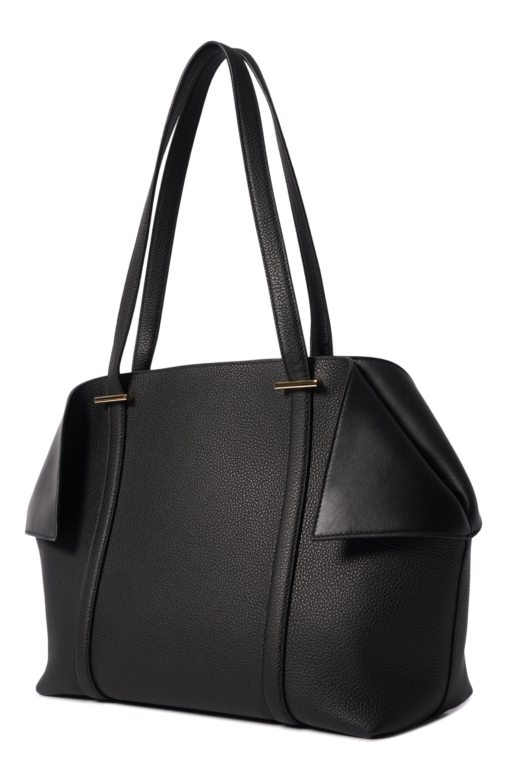 Сумка-тоут folded medium FERRAGAMO черного цвета по цене 190500 руб., арт. 21A580/789576, фото 4 Сумка-тоут folded medium FERRAGAMO, арт. 21A580/789576, фото 4
