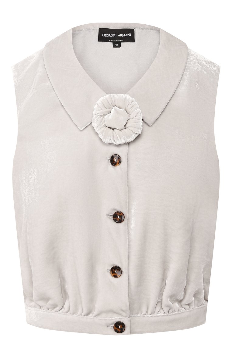 Жилет из смеси вискозы и шелка GIORGIO ARMANI, арт. 0SHCKZ05/TZ503, фото 1