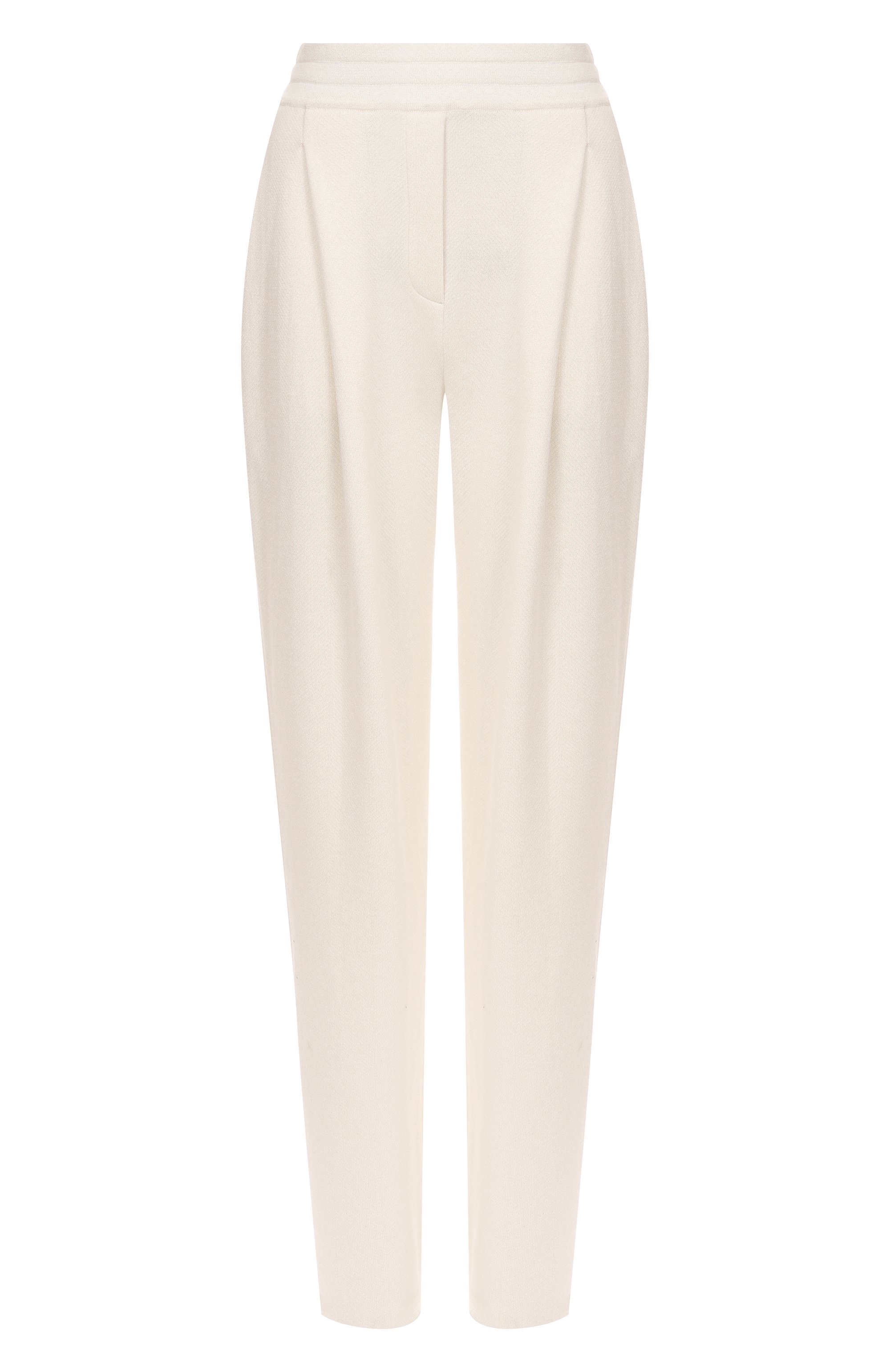 Брюки из шелка и кашемира FREEAGE кремового цвета по цене 72600 руб., арт. W26.PT122.6030.101, фото 1 Брюки из шелка и кашемира FREEAGE, арт. W26.PT122.6030.101, фото 1