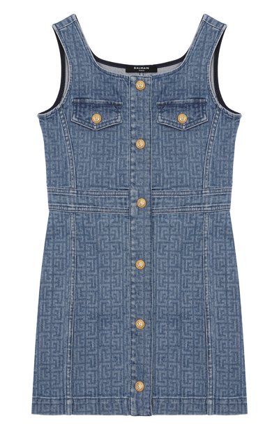 Джинсовый сарафан BALMAIN, арт. BW1B22