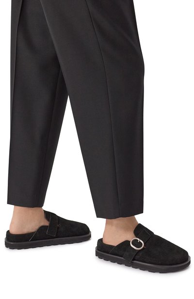 Замшевые сабо JIL SANDER, арт. J44WP0028-P8213, фото 3