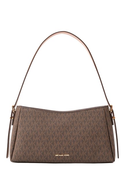 Женская сумка moore medium MICHAEL MICHAEL KORS коричневого цвета, арт. 32R5G90C6B | Фото 1 (Драгоценные камни: Проставлено; Материал: Резина, Пластик; Размер: medium; Материал сплава: Проставлено)