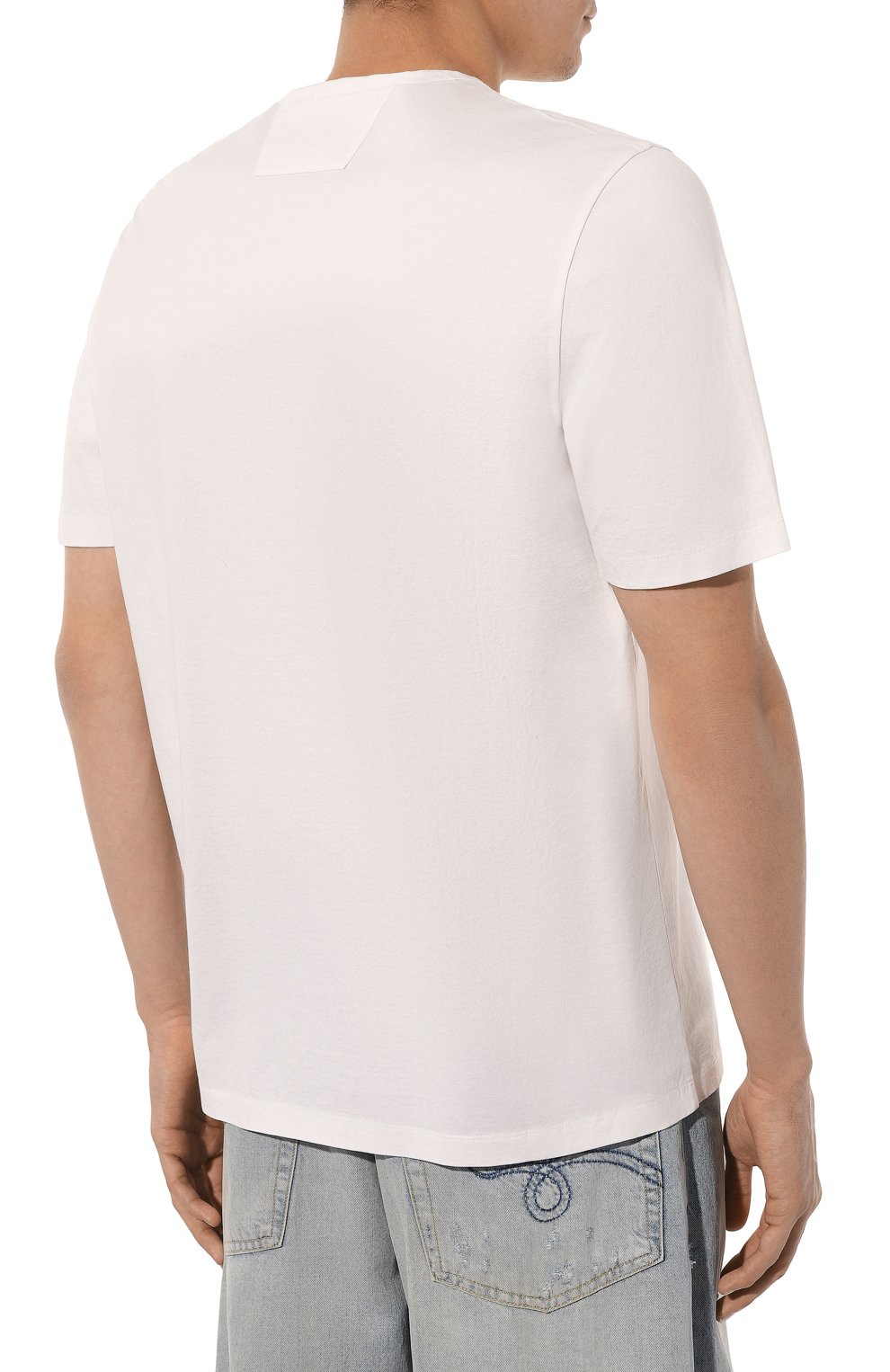 Хлопковая футболка C.P. COMPANY, арт. 16CLTS045A006370W, фото 4