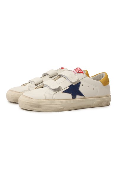 Кожаные кеды may school GOLDEN GOOSE DELUXE BRAND, арт. GTF00198.F003292, фото 1