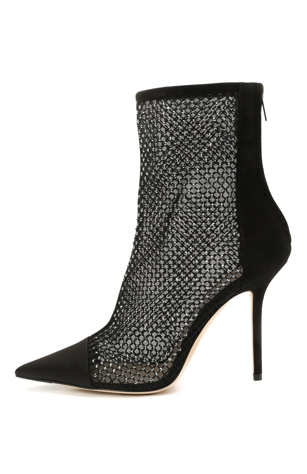 Комбинированные ботильоны marquis 100 JIMMY CHOO, арт. MARQUIS 100/UEU, фото 3