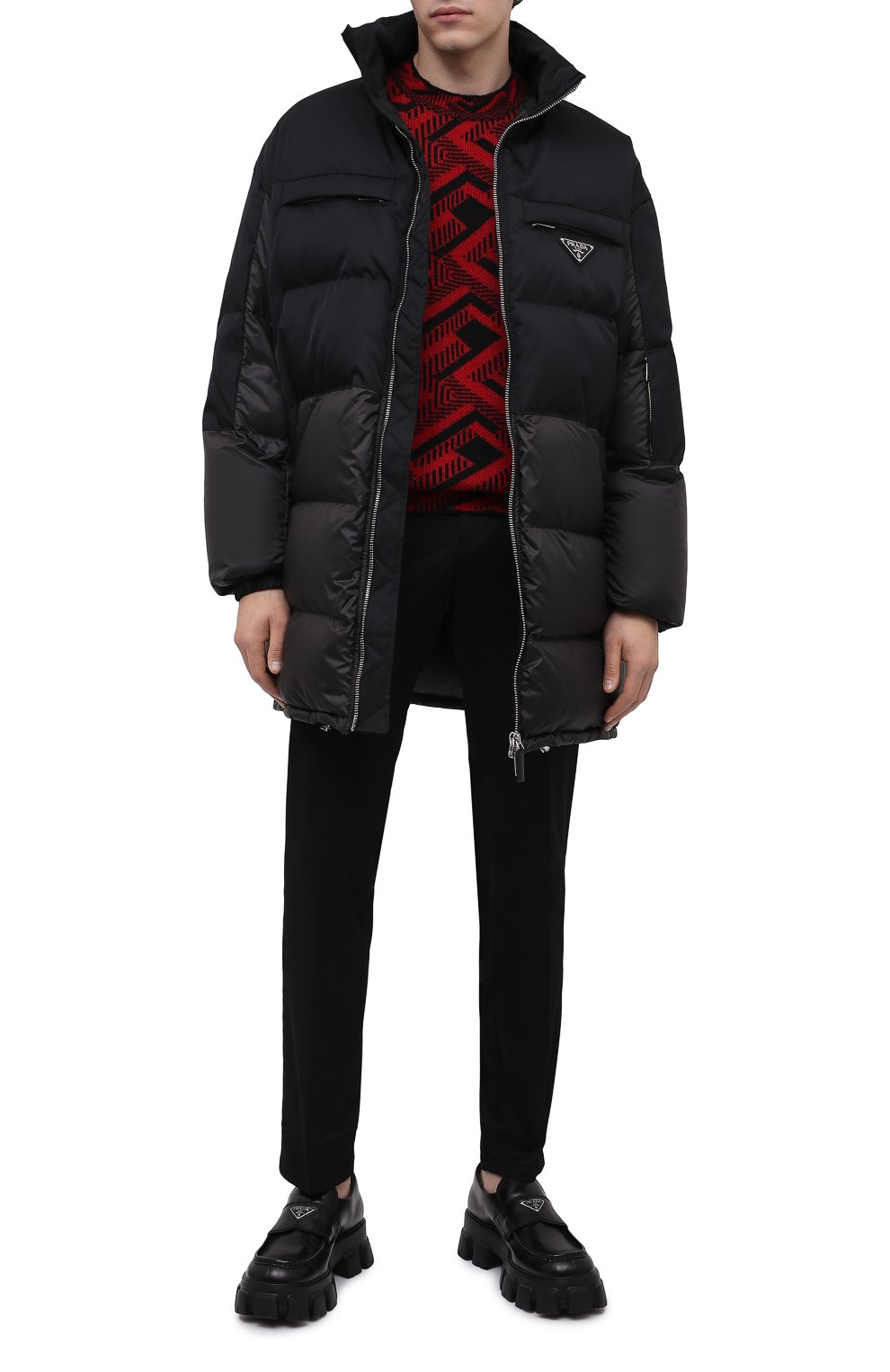 Свитер из шерсти и кашемира PRADA, арт. UMB258-1ZJ2-F0N98-212, фото 2