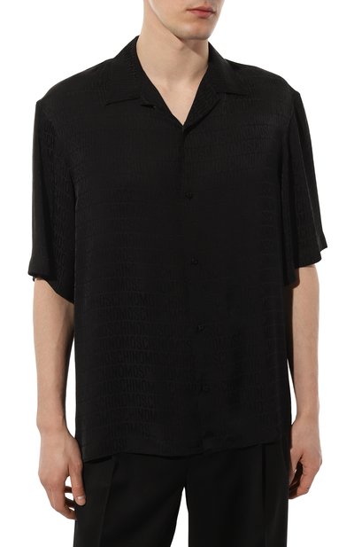 Рубашка из вискозы и шелка MOSCHINO, арт. 231ZMA0202/2649, фото 3