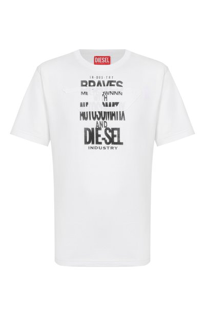 Мужская хлопковая футболка DIESEL, арт. A21027/0DMBJ