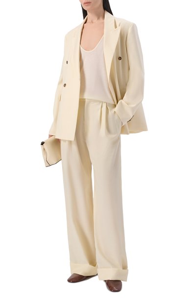 Женские брюки из шерсти и шелка LOULOU DE SAISON, арт. DAVY