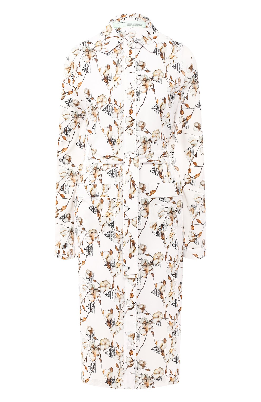 П латье с поясом OFF-WHITE, арт. 0WDB131R19A710570100, фото 1