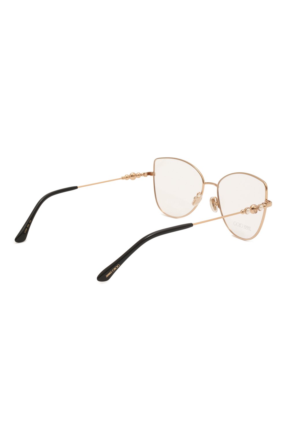 Оправа JIMMY CHOO золотого цвета по цене 25400 руб., арт. JC339 2M2, фото 4 Оправа JIMMY CHOO, арт. JC339 2M2, фото 4