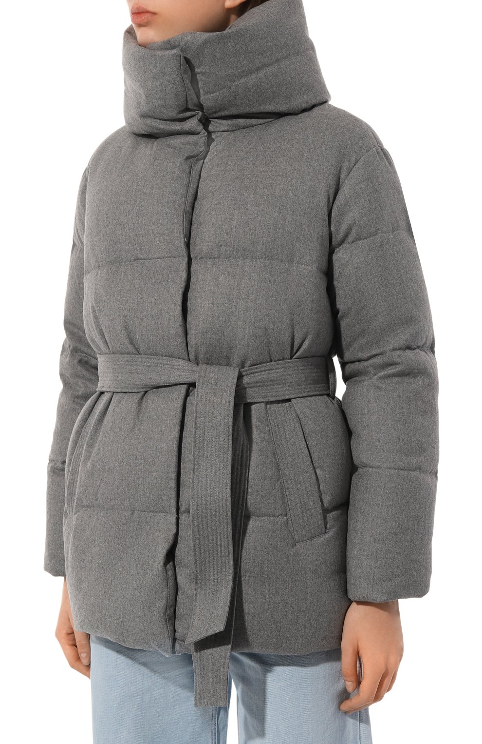 Пуховик HETREGO серого цвета по цене 89950 руб., арт. 8K740/FARREN, фото 3 Пуховик HETREGO, арт. 8K740/FARREN, фото 3