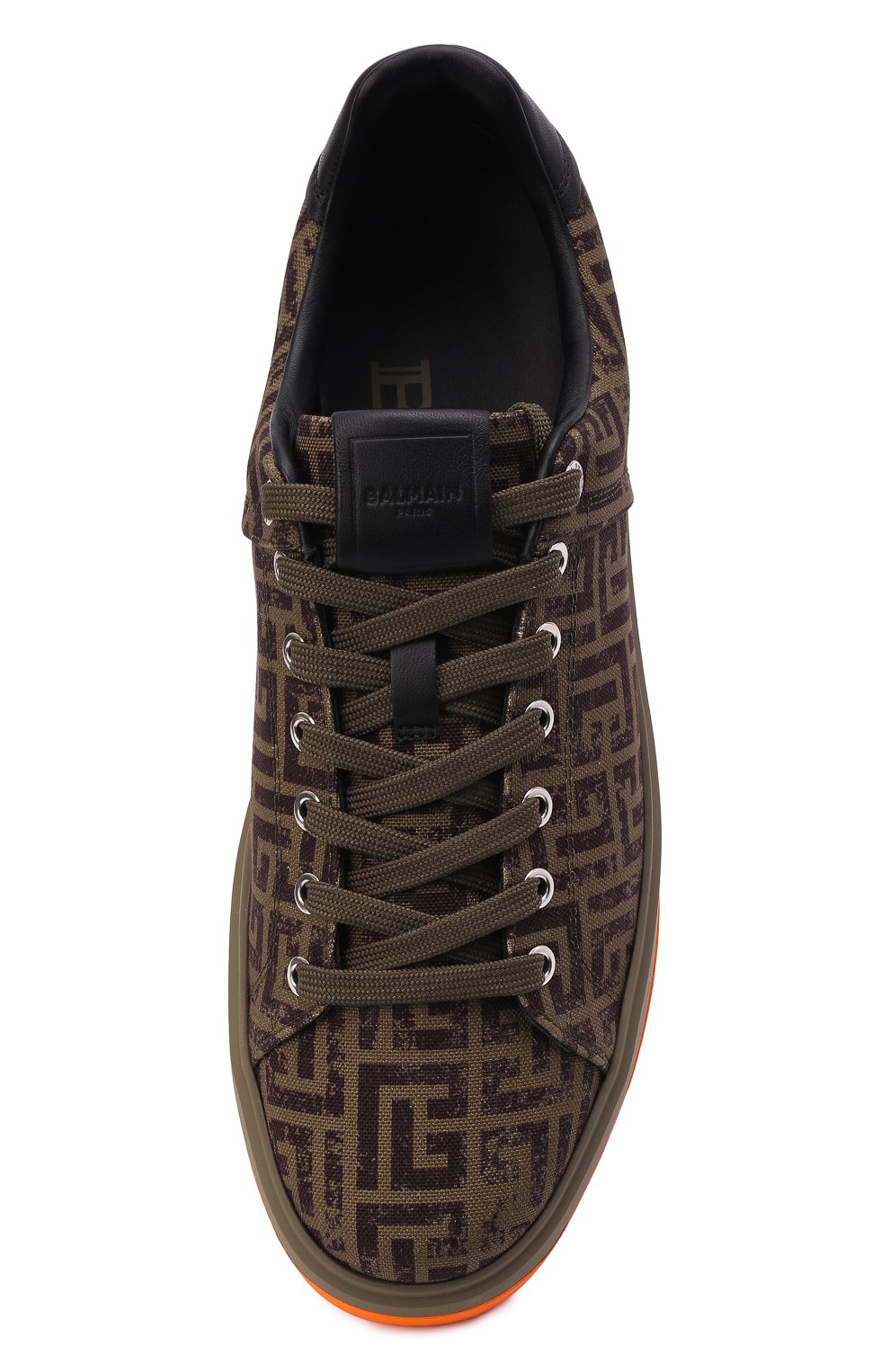 Текстильные кеды b-court BALMAIN, арт. XM1VI288/TCVM, фото 6