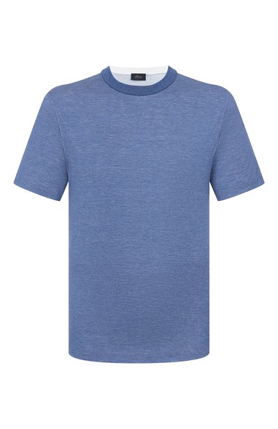 Мужская футболка из хлопка и шелка BRIONI, арт. UJUC0L/PD602