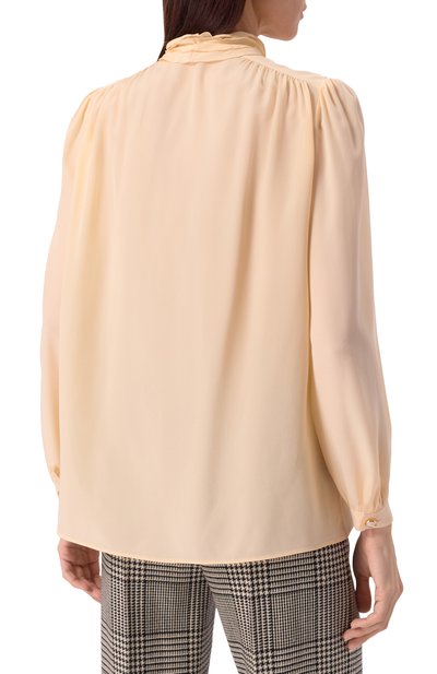 Шелковая блузка VALENTINO, арт. 6B3AB77590F, фото 4