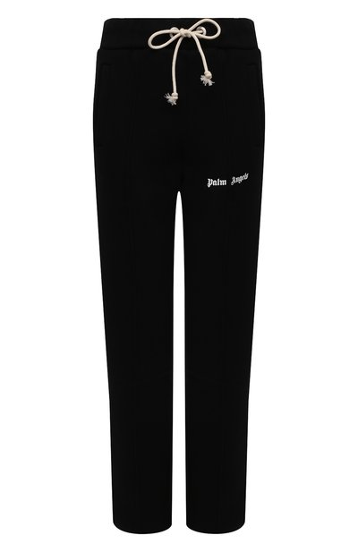 Женские хлопковые брюки PALM ANGELS, арт. PWCA045S21FLE0021001