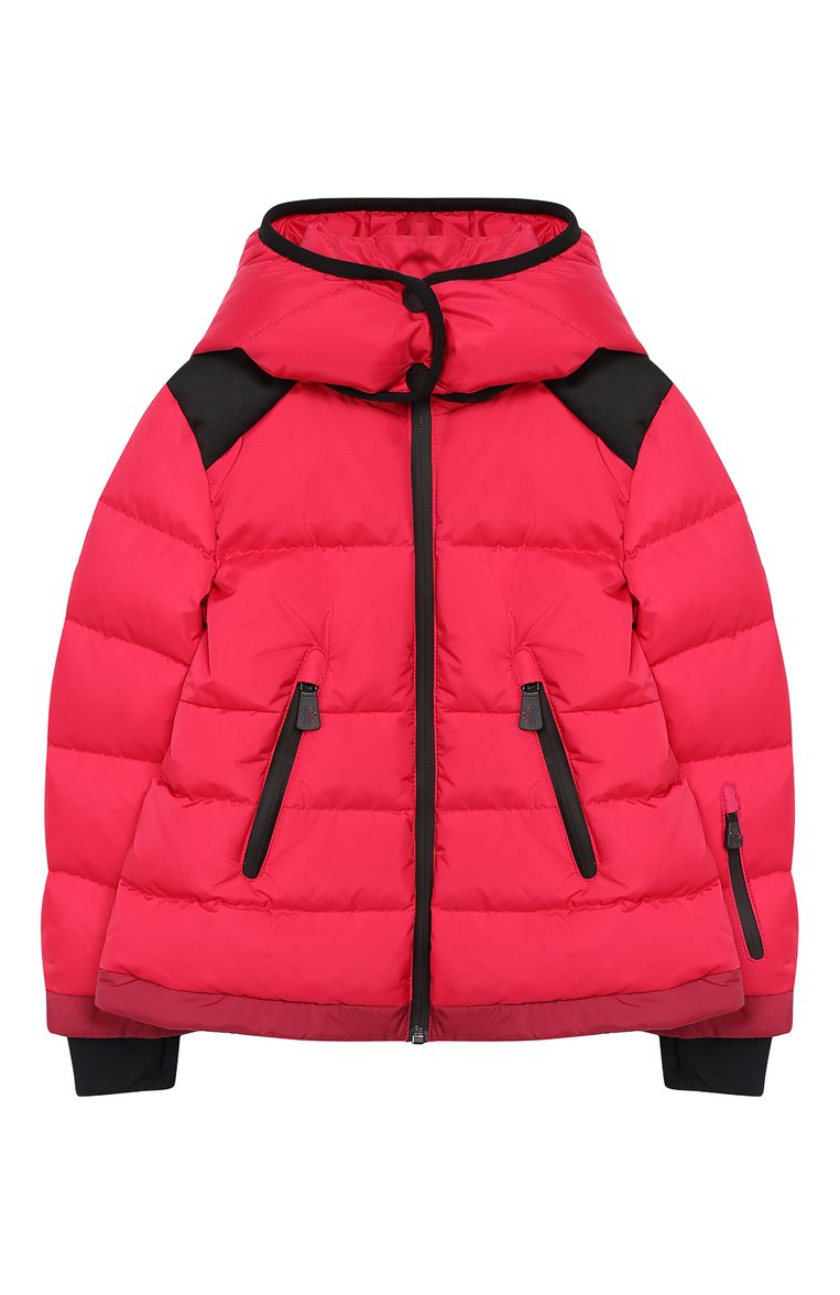 Детская пуховая куртка с капюшоном MONCLER ENFANT фуксия цвета, арт. D2-954-46876-85-5399E/4-6A | Фото 1 (Материал внешний: Синтетический материал; Материал подклада: Синтетический материал; Статус проверки: Проверена категория, Проверено; Рукава: Длинные; Материал утеплителя: Пух и перо; Девочки Кросс-КТ: Пуховик-верхняя одежда; Кросс-КТ: Зима; Драгоценные камни: Проставлено; Материал сплава: Проверено, Проставлено; Ростовка одежда: 4 года | 104 см, 5 лет | 110 см, 6 лет | 116 см)