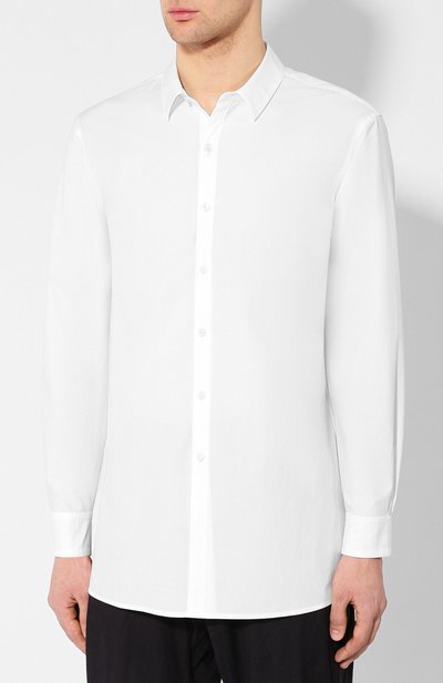 Хлопковая рубашка KAZUYUKI KUMAGAI белого цвета по цене 26550 руб., арт. KS91-035, фото 3 Хлопковая рубашка KAZUYUKI KUMAGAI, арт. KS91-035, фото 3