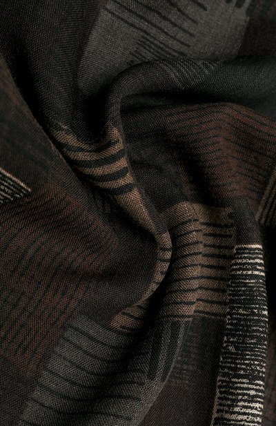 Шерстяной шарф CORNELIANI коричневого цвета по цене 21950 руб., арт. 92B347-3829023, фото 4 Шерстяной шарф CORNELIANI, арт. 92B347-3829023, фото 4