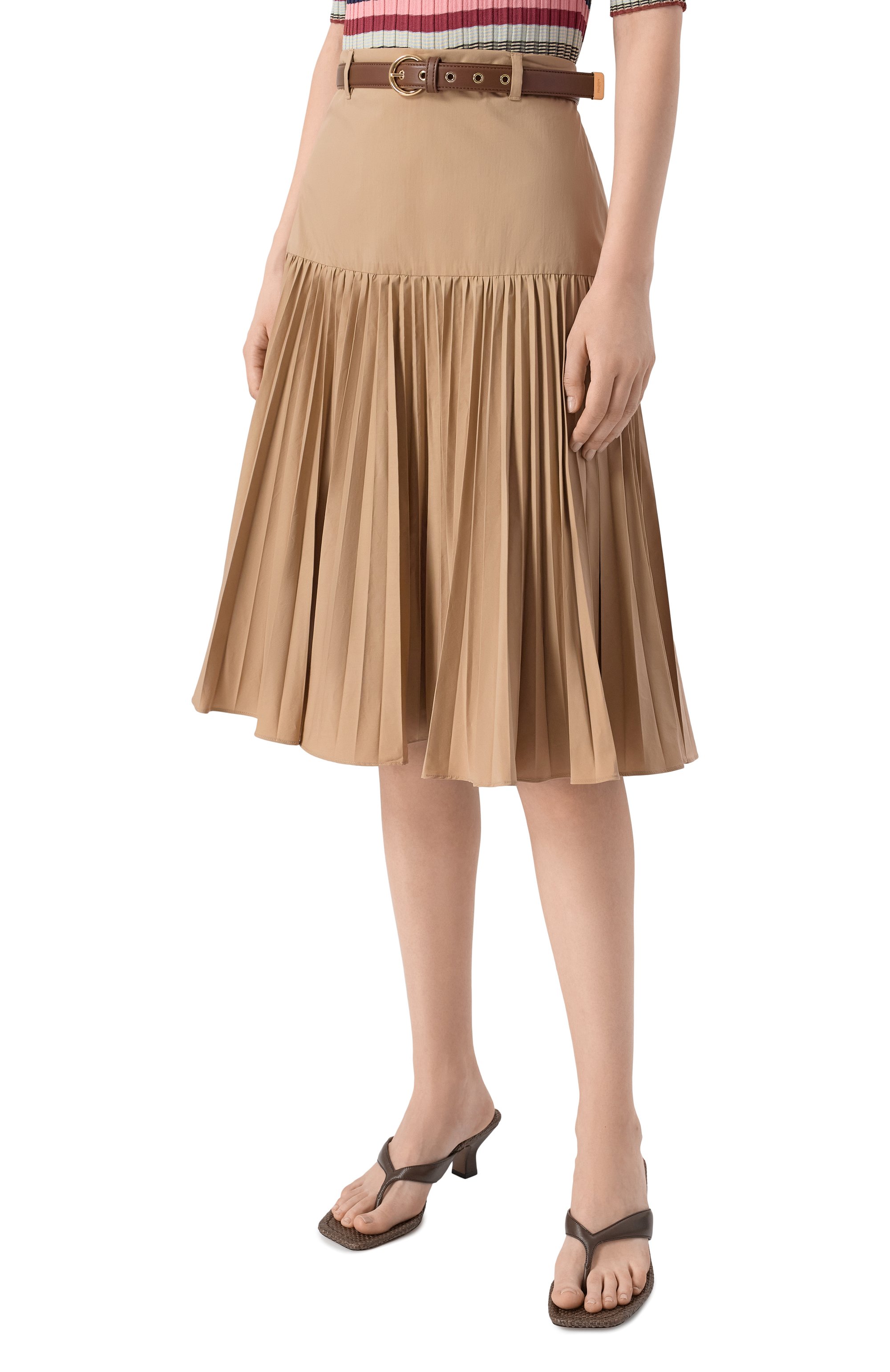 Хлопковая юбка MAX MARA STUDIO, арт. MST0TT0, фото 3