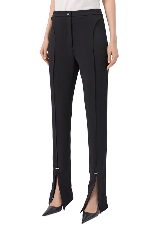 Брюки из вискозы Mugler 25F1PA0440470 Чёрный  25F1PA0440470 Фото 3