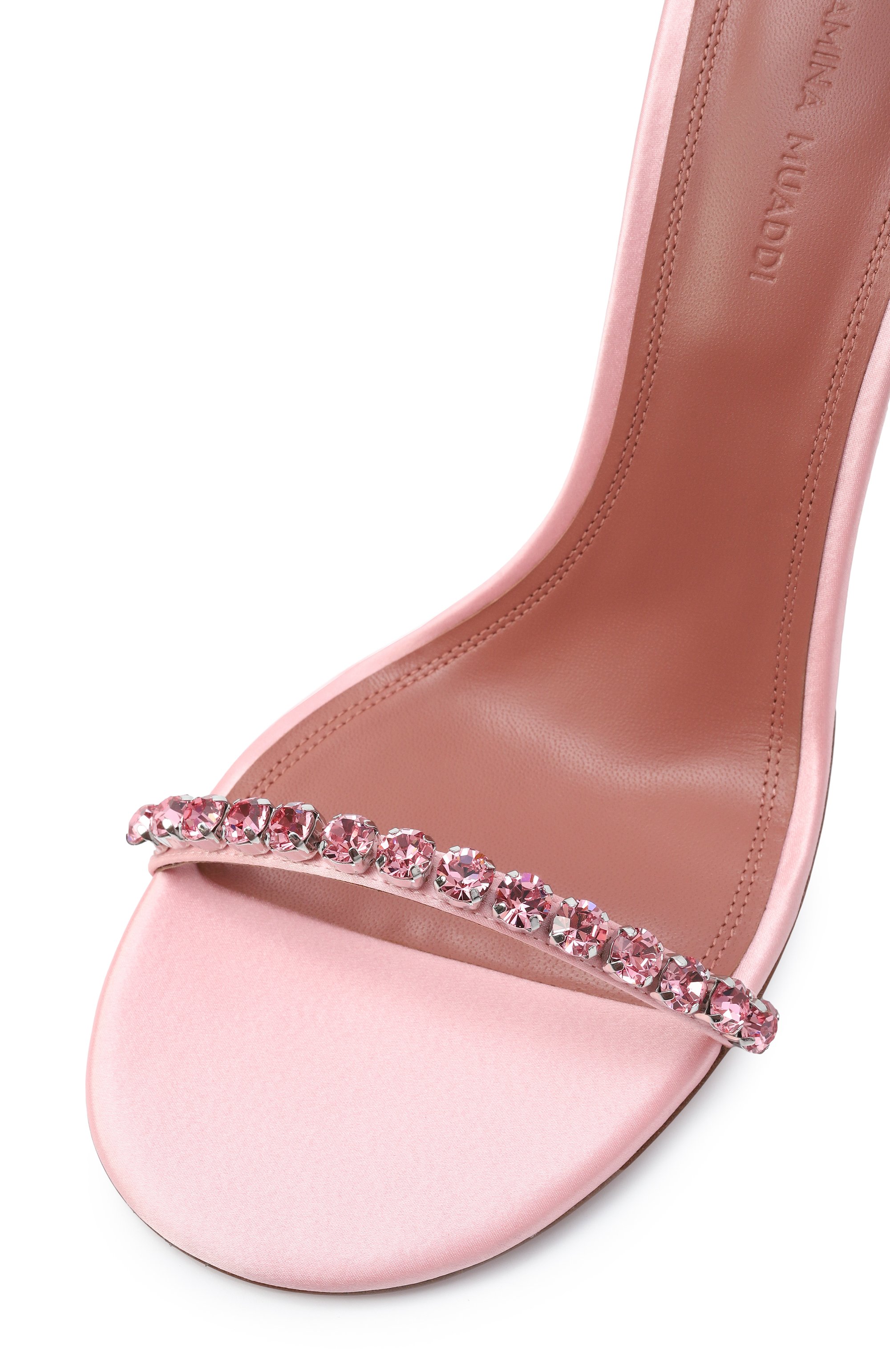 Текстильные босоножки gigi 95 AMINA MUADDI, арт. GIGI SANDAL 95/SATIN, фото 7