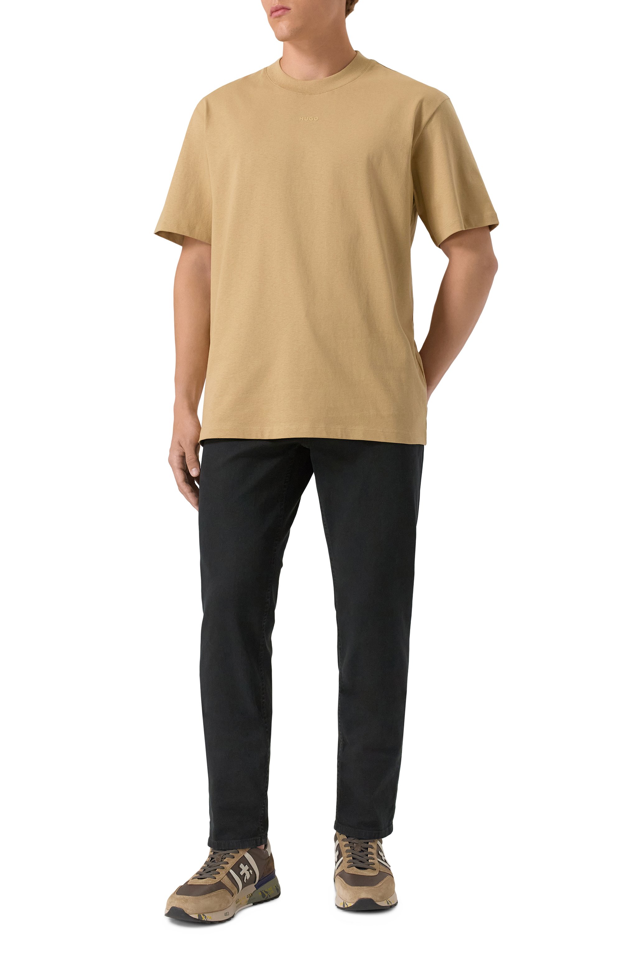 Хлопковая футболка HUGO, арт. 50488330, фото 2