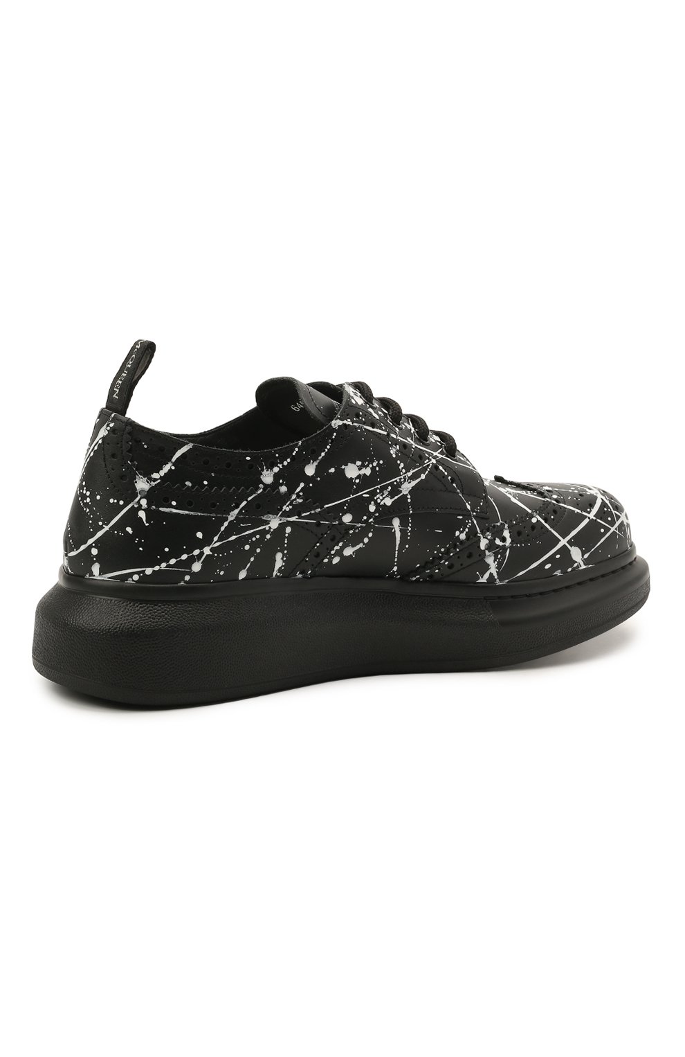 Кожаные дерби ALEXANDER MCQUEEN, арт. 645882/WHFL9, фото 4
