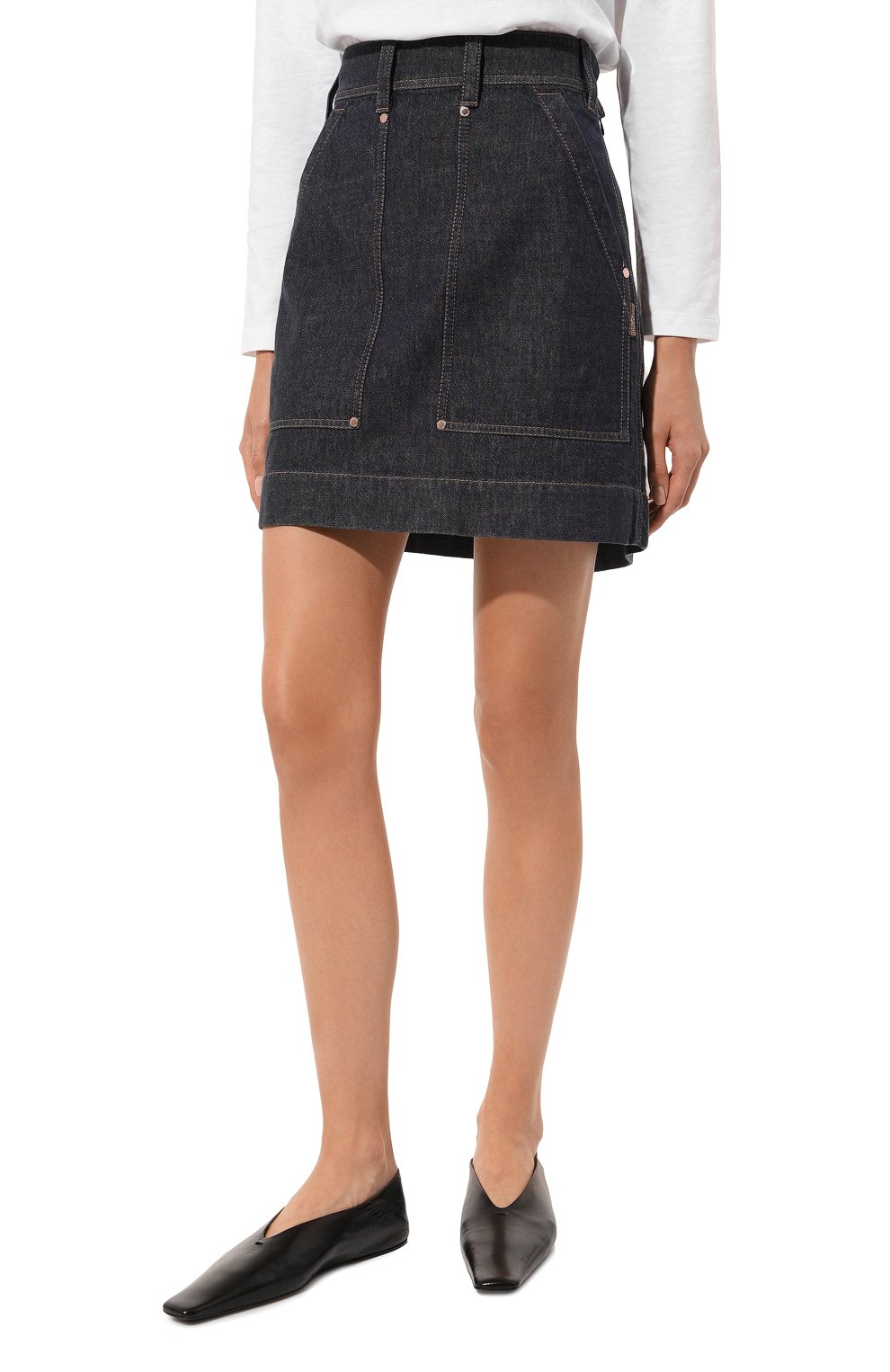 Джинсовая юбка BRUNELLO CUCINELLI, арт. MA116G3341, фото 3