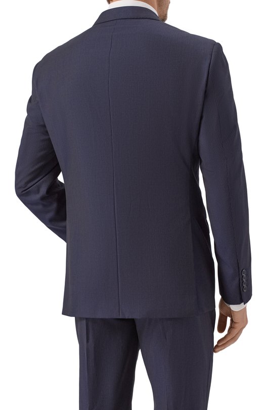 Шерстяной костюм Giorgio Armani 8WGAV001/T02C1 Синий  8WGAV001/T02C1 Фото 3