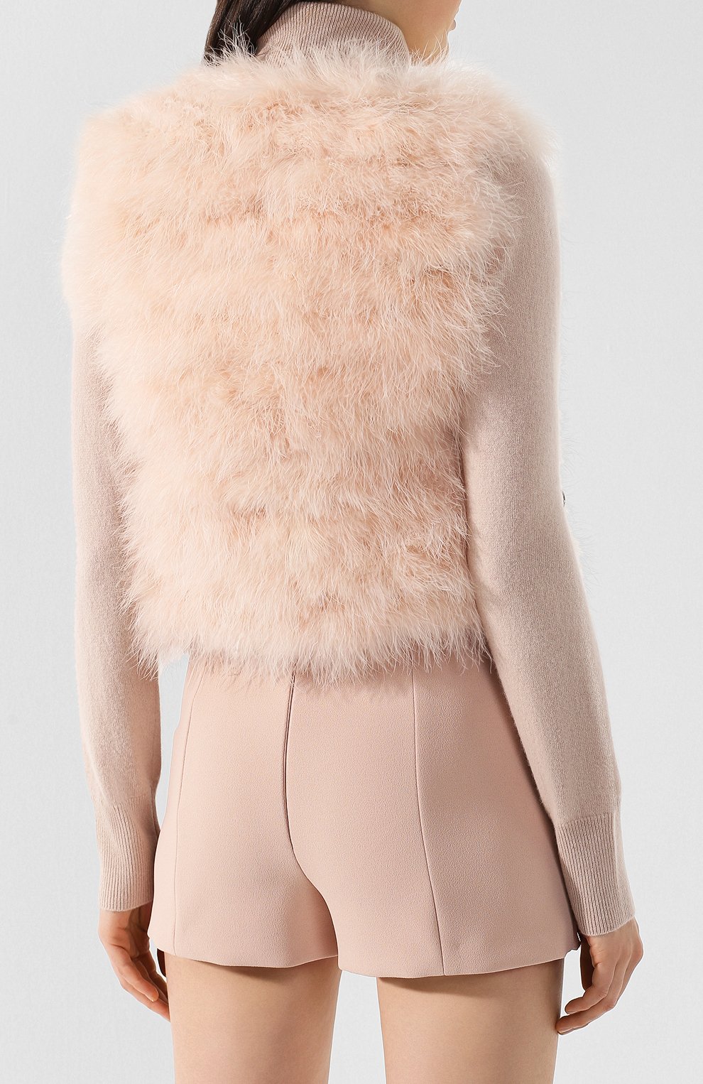 Жилет с перьевой отделкой REDVALENTINO, арт. RR3CMA00/XXA, фото 4