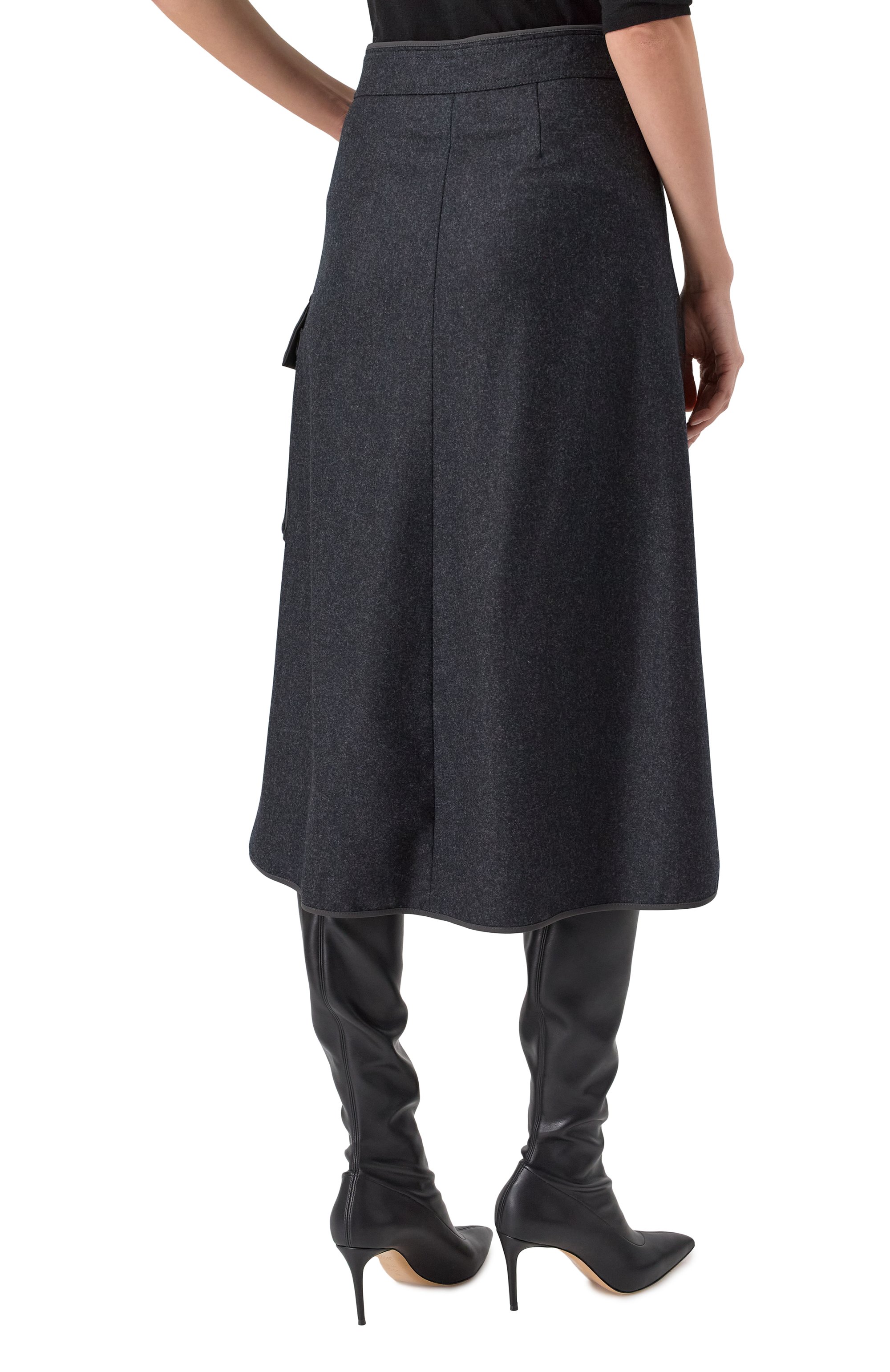 Шерстяная юбка BRUNELLO CUCINELLI, арт. M038PG3721, фото 4