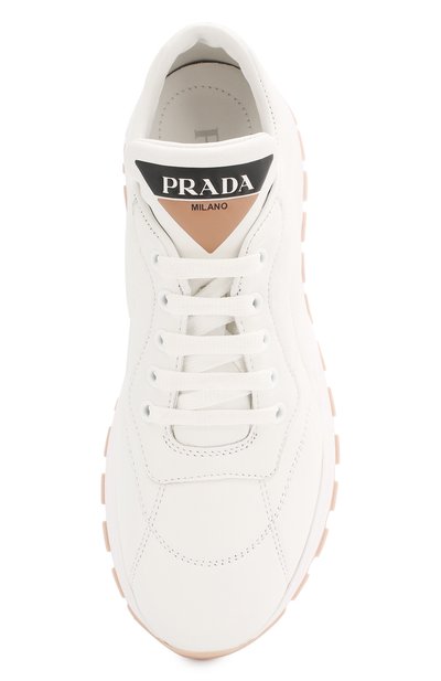 Кожаные кроссовки PRADA, арт. 1E245L-Y5A-F0CKY-45, фото 4