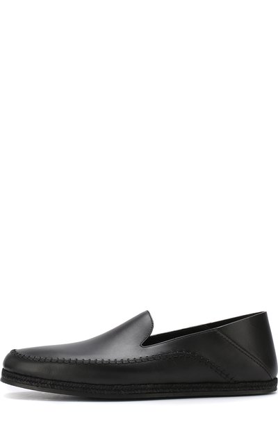 Кожаные эспадрильи с джутовой отделкой ZEGNA, арт. A3013X-ELB, фото 3