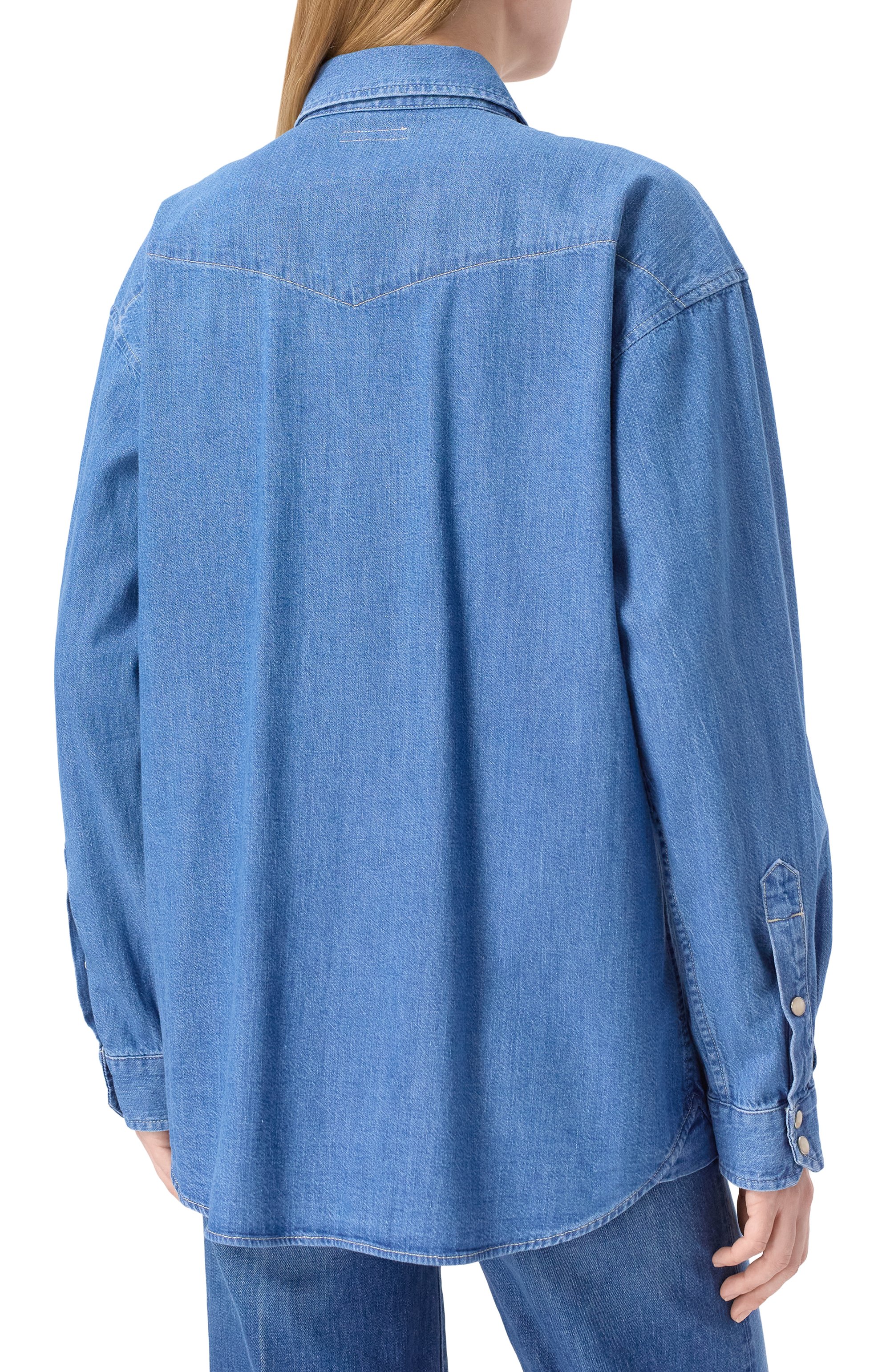 Джинсовая рубашка MOTHER, арт. 21306-350, фото 4