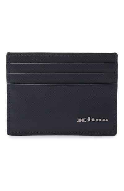 Мужской кожаный футляр для кредитных карт KITON, арт. UPEA010N01269