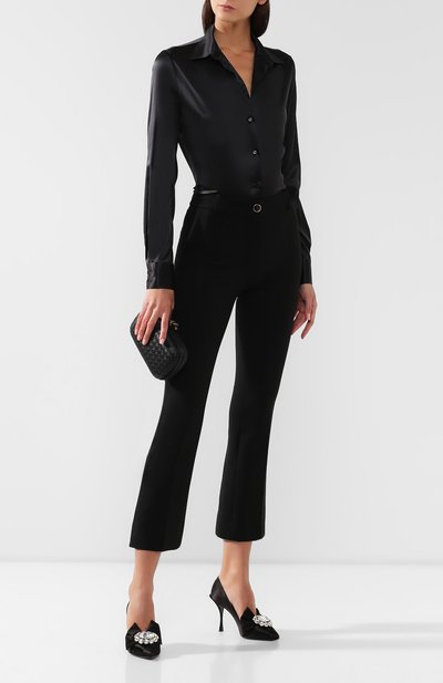 Текстильные туфли lori DOLCE & GABBANA черного цвета по цене 99300 руб., арт. CD1303/A7630, фото 2 Текстильные туфли lori DOLCE & GABBANA, арт. CD1303/A7630, фото 2