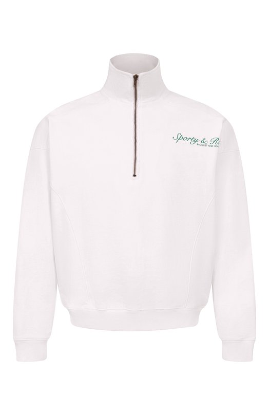 Хлопковый анорак Sporty and Rich ST073621306WH01 Белый ST073621306WH01