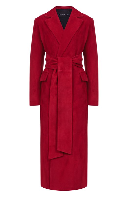 Замшевое пальто Jacob Lee WLC20122AW25NR Красный WLC20122AW25NR