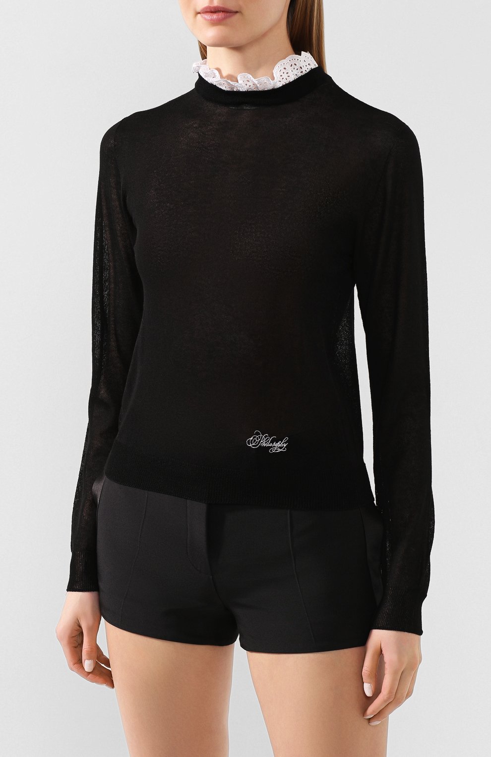 Пуловер из вискозы PHILOSOPHY DI LORENZO SERAFINI, арт. V0924/706, фото 3