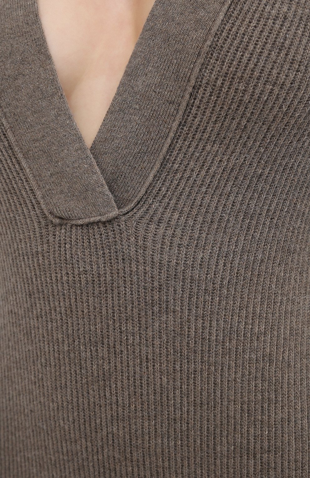 Боди NANUSHKA серого цвета по цене 38150 руб., арт. DANE_F0SSILE_RECYCLED CASHMERE KNIT, фото 5 Боди NANUSHKA, арт. DANE_F0SSILE_RECYCLED CASHMERE KNIT, фото 5
