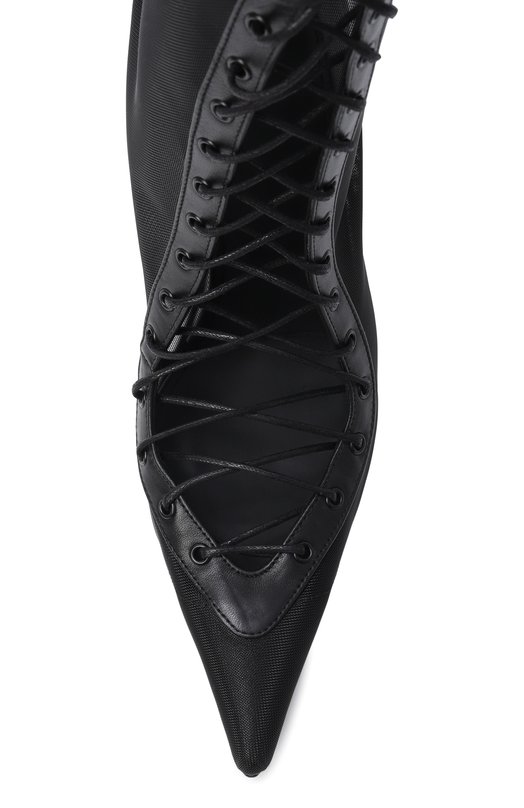 Текстильные ботильоны Colette 120 Le Silla 4171F100BXPPNEM Чёрный  4171F100BXPPNEM Фото 6