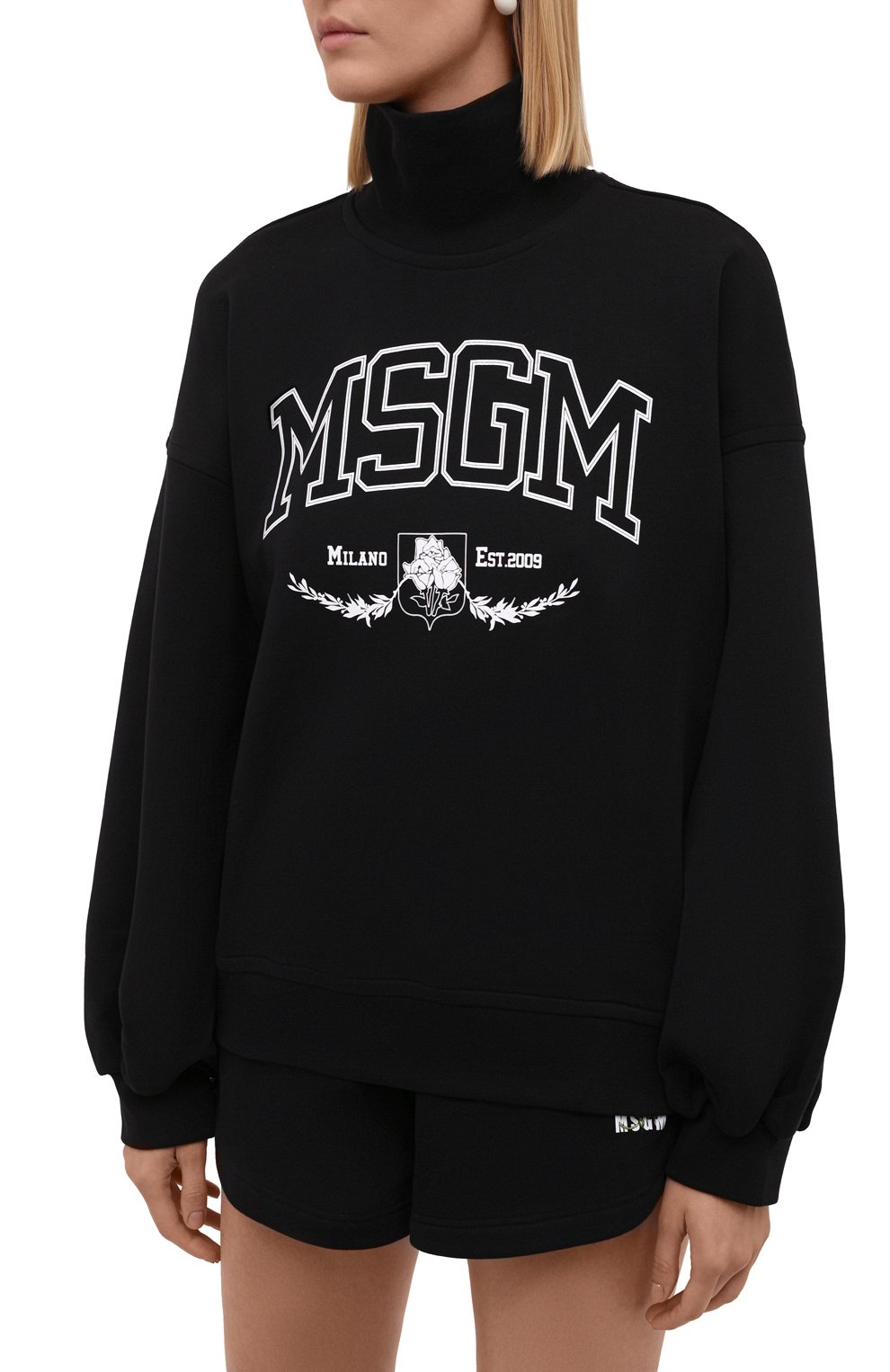 Хлопковый свитшот MSGM, арт. 3141MDM73 217799, фото 3